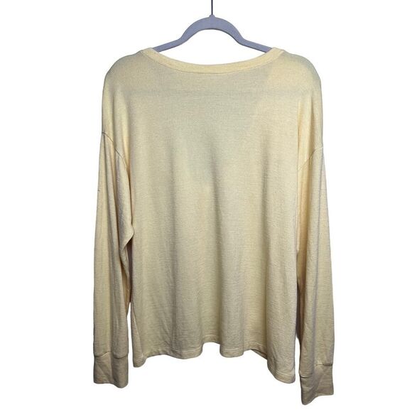 Wilfred Free Alena Longsleeve Knotted Back Top Sz. L - Picture 2 of 6